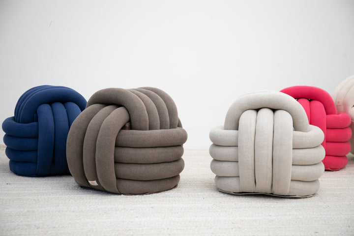 Knotted poufs