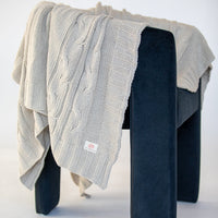 Classic Organic Cotton Throw Blanket