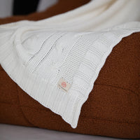 Classic Organic Cotton Throw Blanket