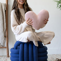 Cuddle Buddy Organic Cotton Heart Pillow