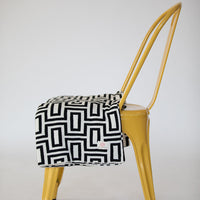 Galaxy Organic Cotton Throw Blanket - Black/Natural