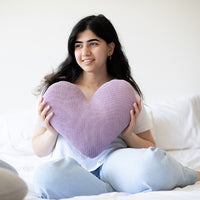 Cuddle Buddy Organic Cotton Heart Pillow