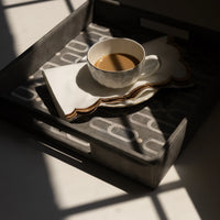 Lasya Vegan Leather Tray - Square