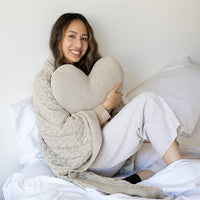 Cuddle Buddy Organic Cotton Heart Pillow
