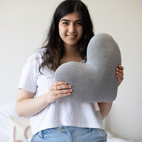 Cuddle Buddy Organic Cotton Heart Pillow