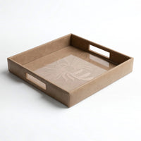 Madhu Vegan Leather Tray - Square