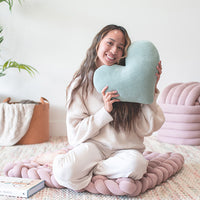 Cuddle Buddy Organic Cotton Heart Pillow