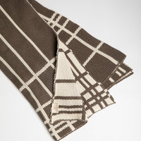Grid Organic Cotton Throw Blanket