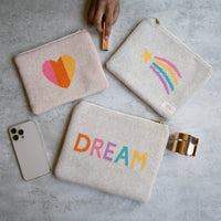 Dreamy Travel MakeUp Pouch - Yellow
