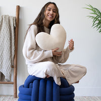 Cuddle Buddy Organic Cotton Heart Pillow
