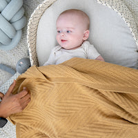 Panache Infant Baby Blanket Bonnet Set - Stone