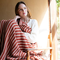 Tara Organic Cotton Knit Throw Blanket