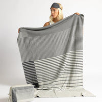 Krama Dark Gray Organic Cotton Travel Set