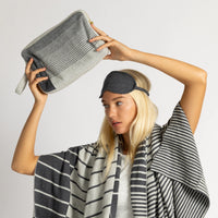 Krama Dark Gray Organic Cotton Travel Set