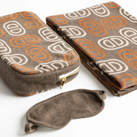 Vilas Brown Organic Cotton Travel Set