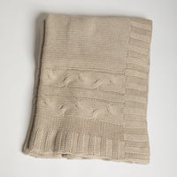 Classic Organic Cotton Throw Blanket