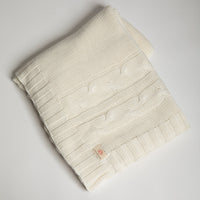 Classic Organic Cotton Throw Blanket