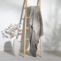 Zac Organic Cotton Knit Throw Blanket