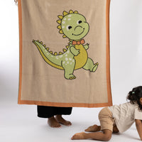 Dino Organic Cotton Baby Blanket