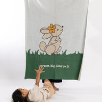 Dreamy Bunny Organic Cotton Baby Blanket