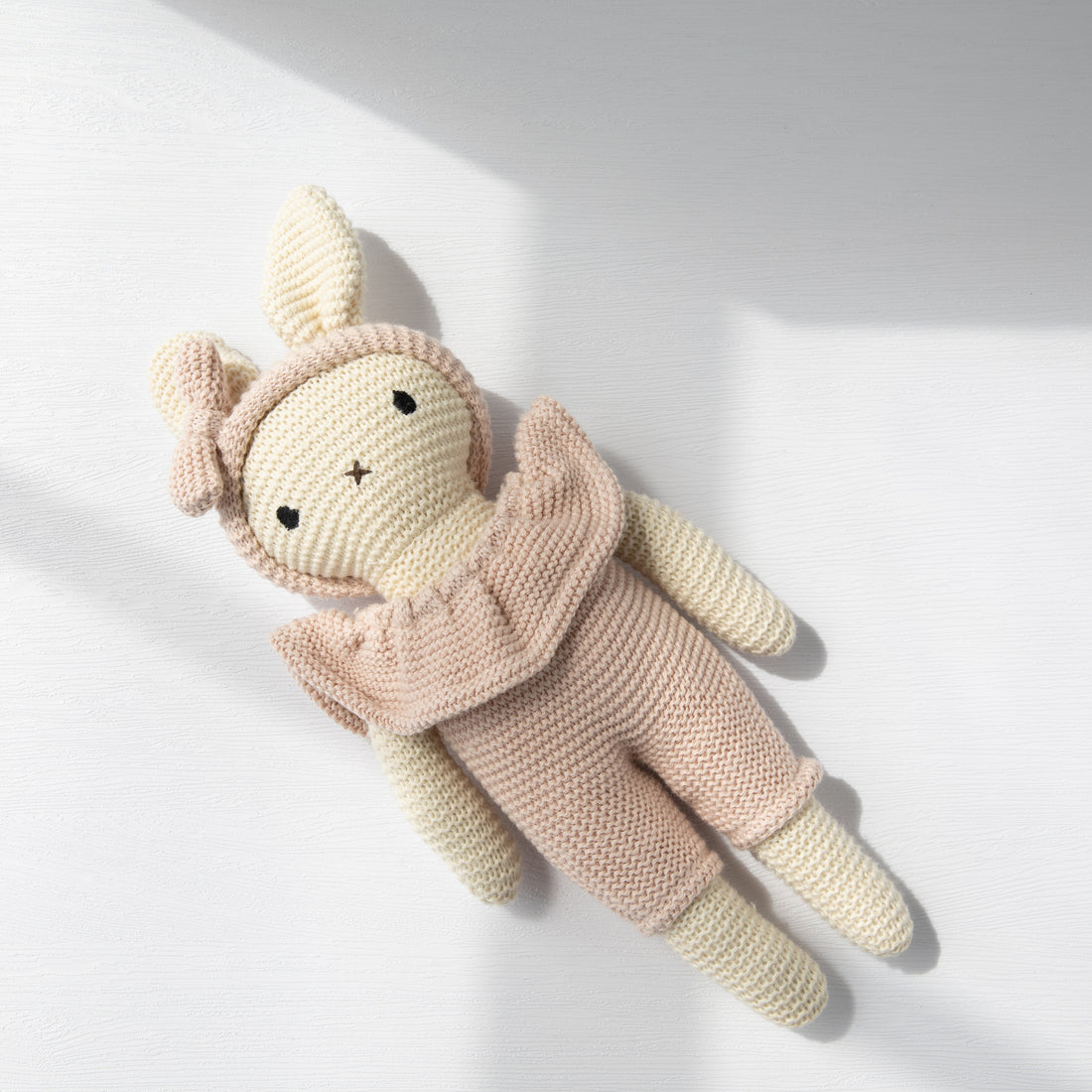 Bunny Head Band Jumpsuit Toy - Shell