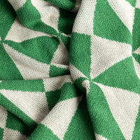 Trikona Organic Cotton Knit Throw Blanket