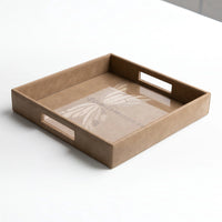 Vega Vegan Leather Tray - Square