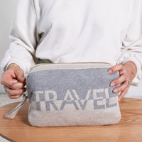 Dual Travel Organic Cotton Travel Blanket and Eye Mask Set