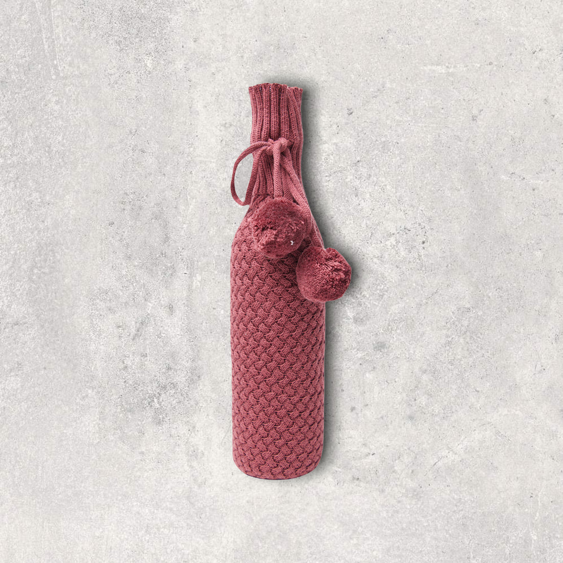 Criss cross Rosewood Wine Sleeve