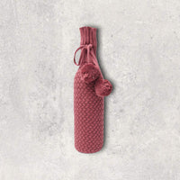 Criss cross Rosewood Wine Sleeve