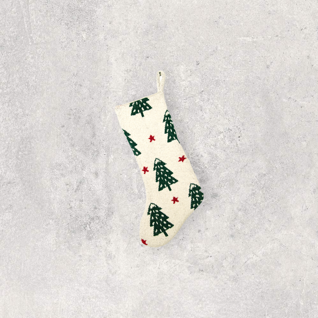 Stars - xmas tree - green - red