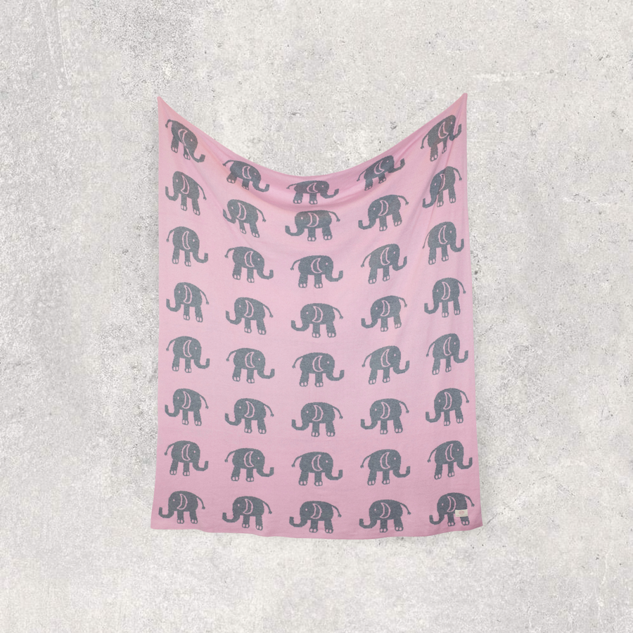 Elephant love Pink/Grey