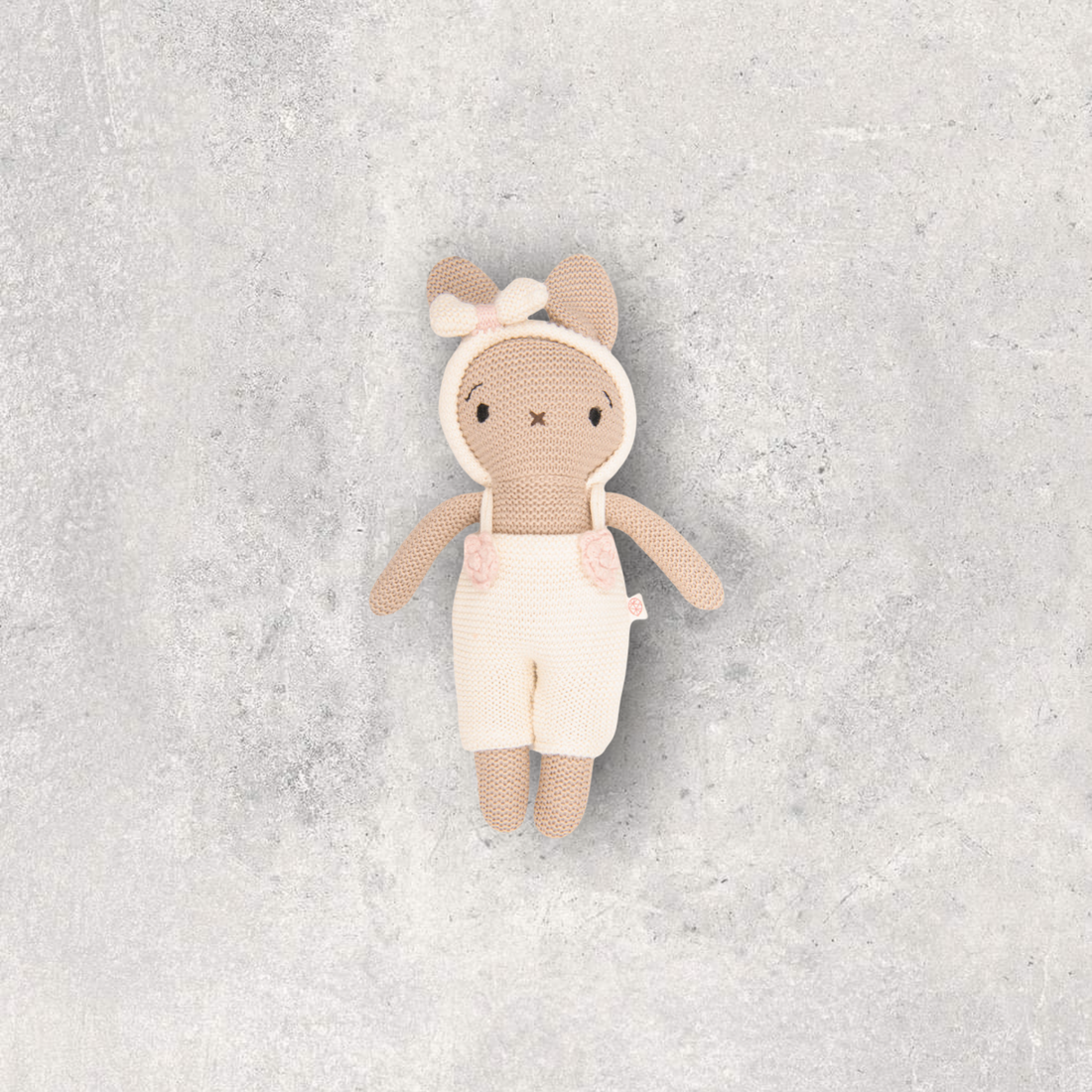 Bunny Jump Suit Toy - Rice/Ivory