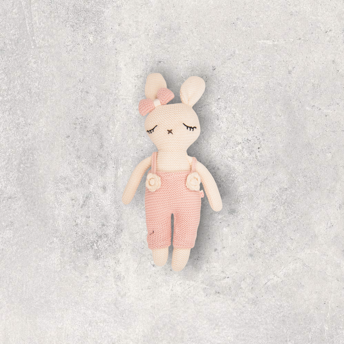 Bunny Bow Toy - Pink