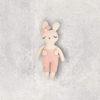 Bunny Bow Toy - Pink
