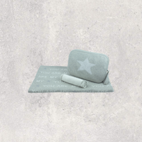 You Are My Star Organic Cotton Baby Blanket and Burp Cloth Set