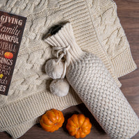 Criss Cross Natural Wine Sleeve
