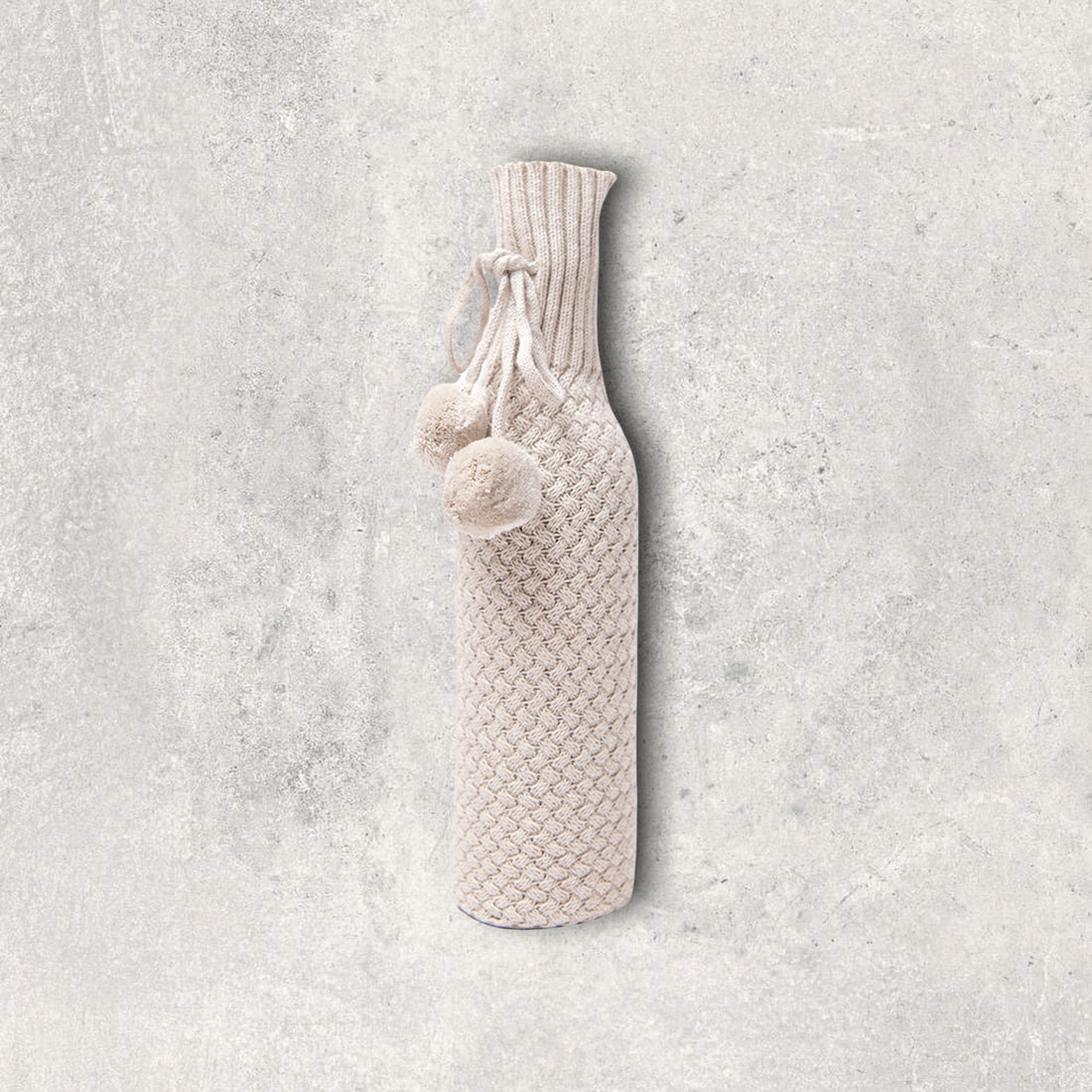 Criss Cross Lt Beige Mel Wine Sleeve
