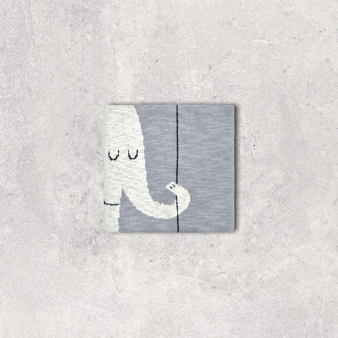 Elephant Balloon Organic Cotton Baby Blanket