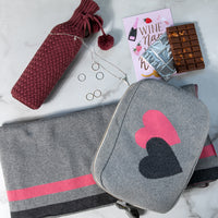 Criss cross Rosewood Wine Sleeve