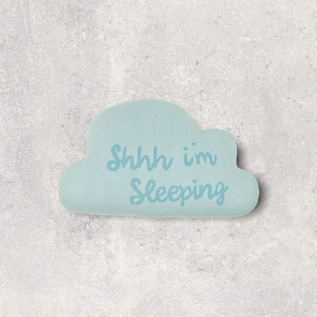 Shhh Im Sleeping Pillow - Blue