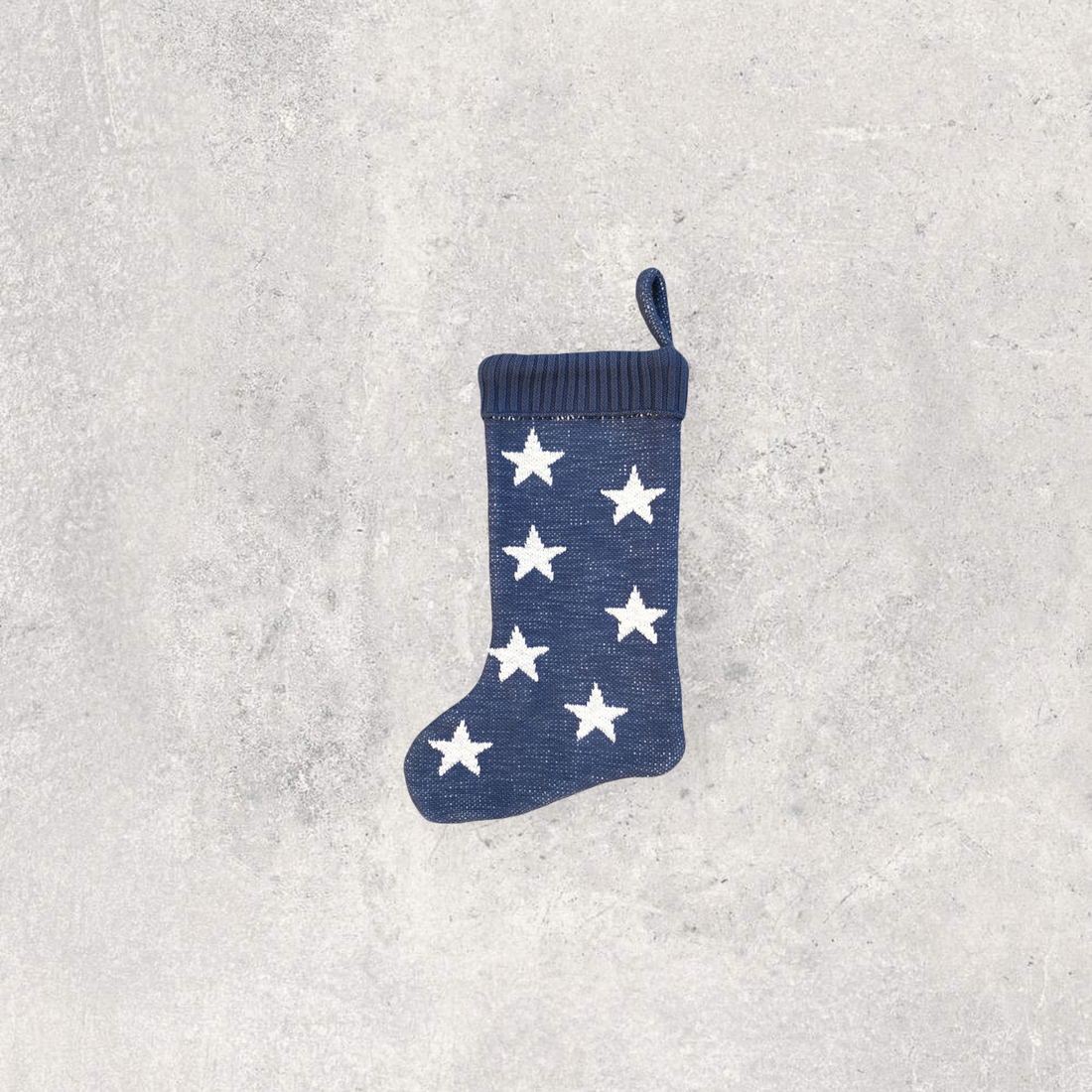 Stars Stocking - Blue