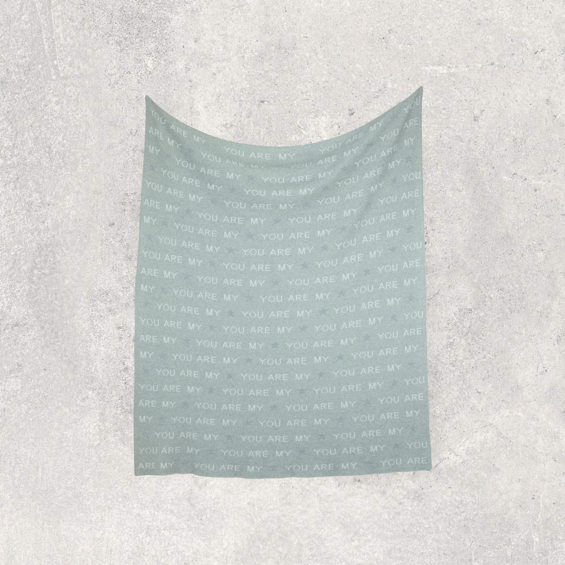 You Are My Star Organic Cotton Baby Blanket and Burp Cloth Set