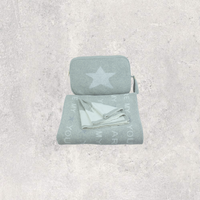 You Are My Star Organic Cotton Baby Blanket and Burp Cloth Set