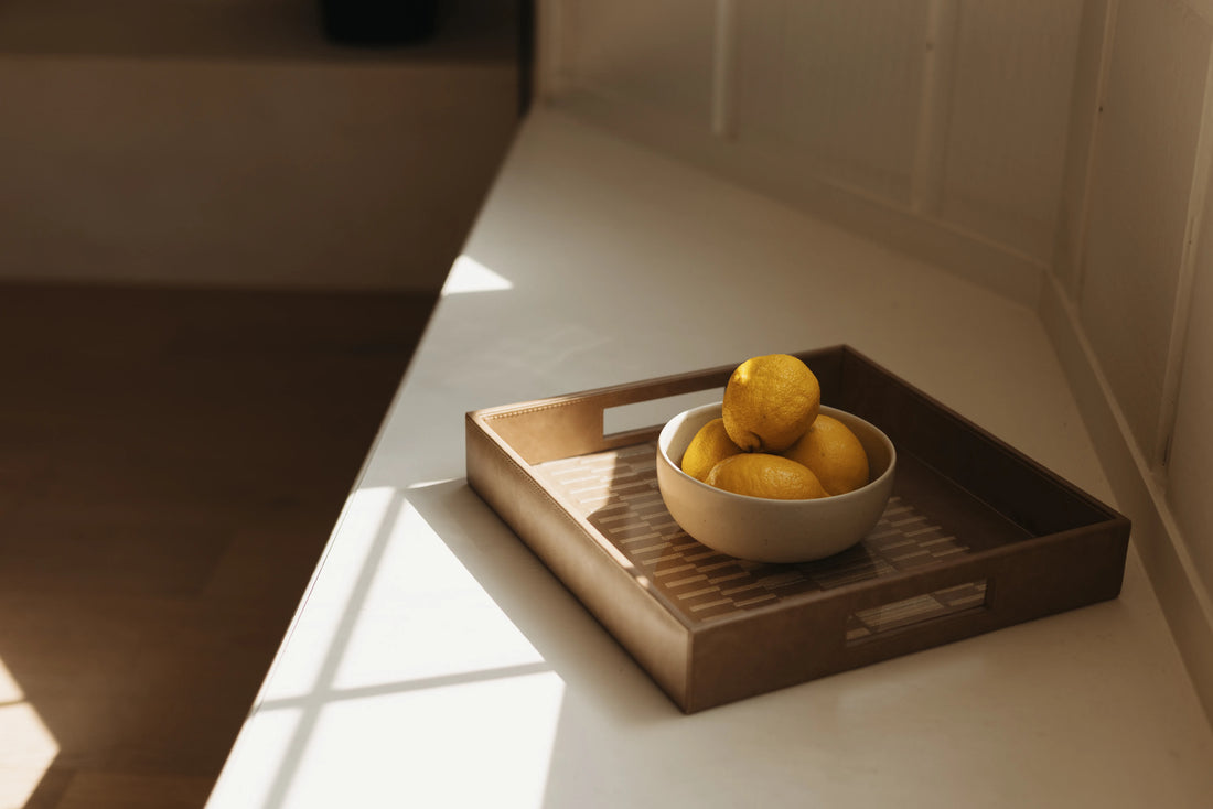 Taal Vegan Leather Tray - Square