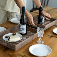 Lehar Vegan Leather Tray - Square