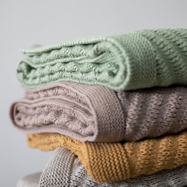 Panache Infant Baby Blanket Bonnet Set - Stone