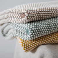 Elegant Organic Cotton Baby Blanket and Bonnet Set