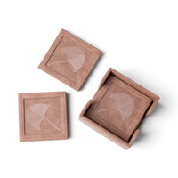 Dal Vegan Leather Coaster Set