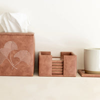 Dal Vegan Leather Coaster Set